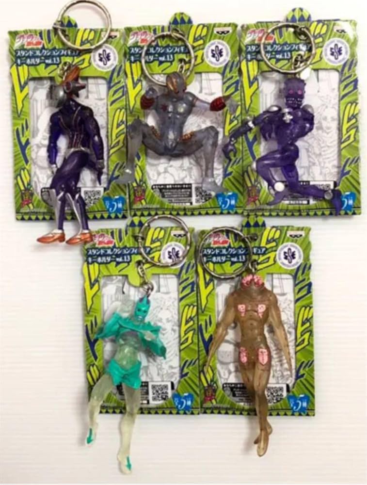 ジョジョの奇妙な冒険 スタンドフィギュアキーホルダー いろいろ ジョジョの奇妙な冒険 スタンドコレクションフィギュア